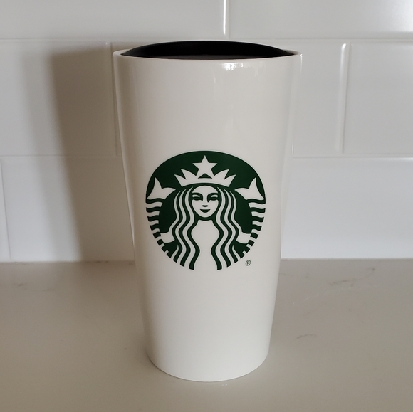 STARBUCKS CLASSIC CERAMIC TUMBLER COFFEE MUG TO-GO - Picture 9 of 9
